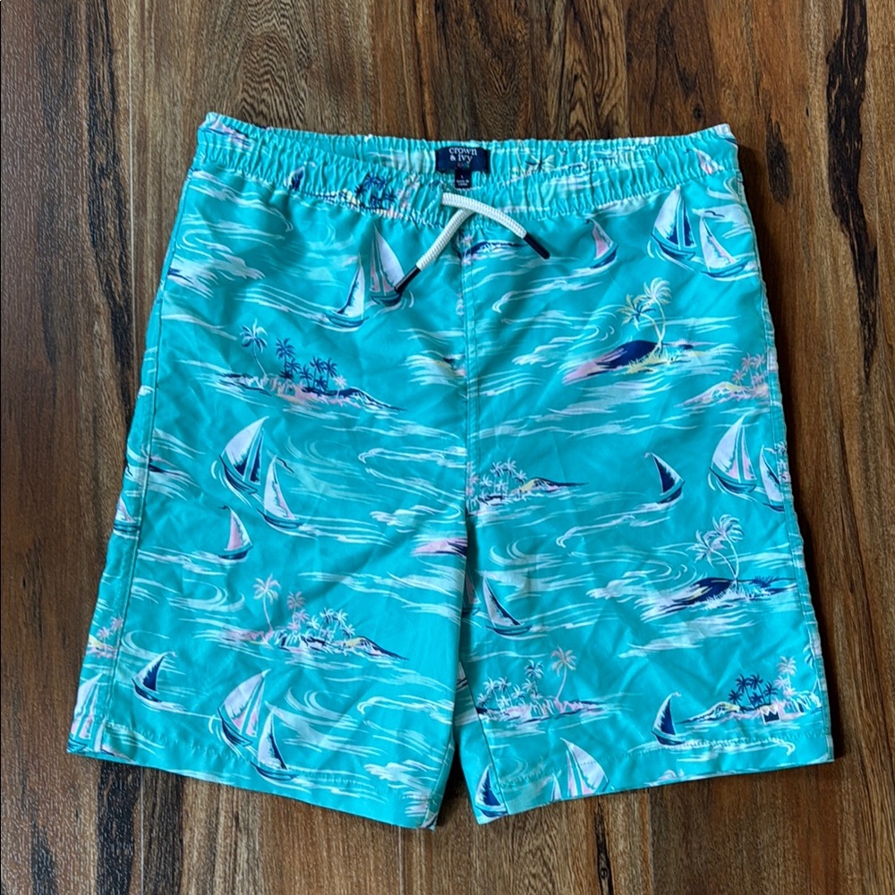 Crown & Ivy Kids Tropical Swim Shorts